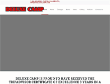 Tablet Screenshot of deluxecamp.com